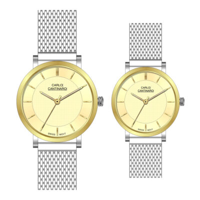 Carlo Cantinaro CC3001SM005 Partner Set Ladies Watch Men's Watch